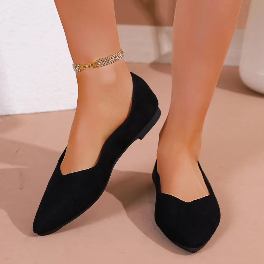 Pointed Toe Slip-Ons