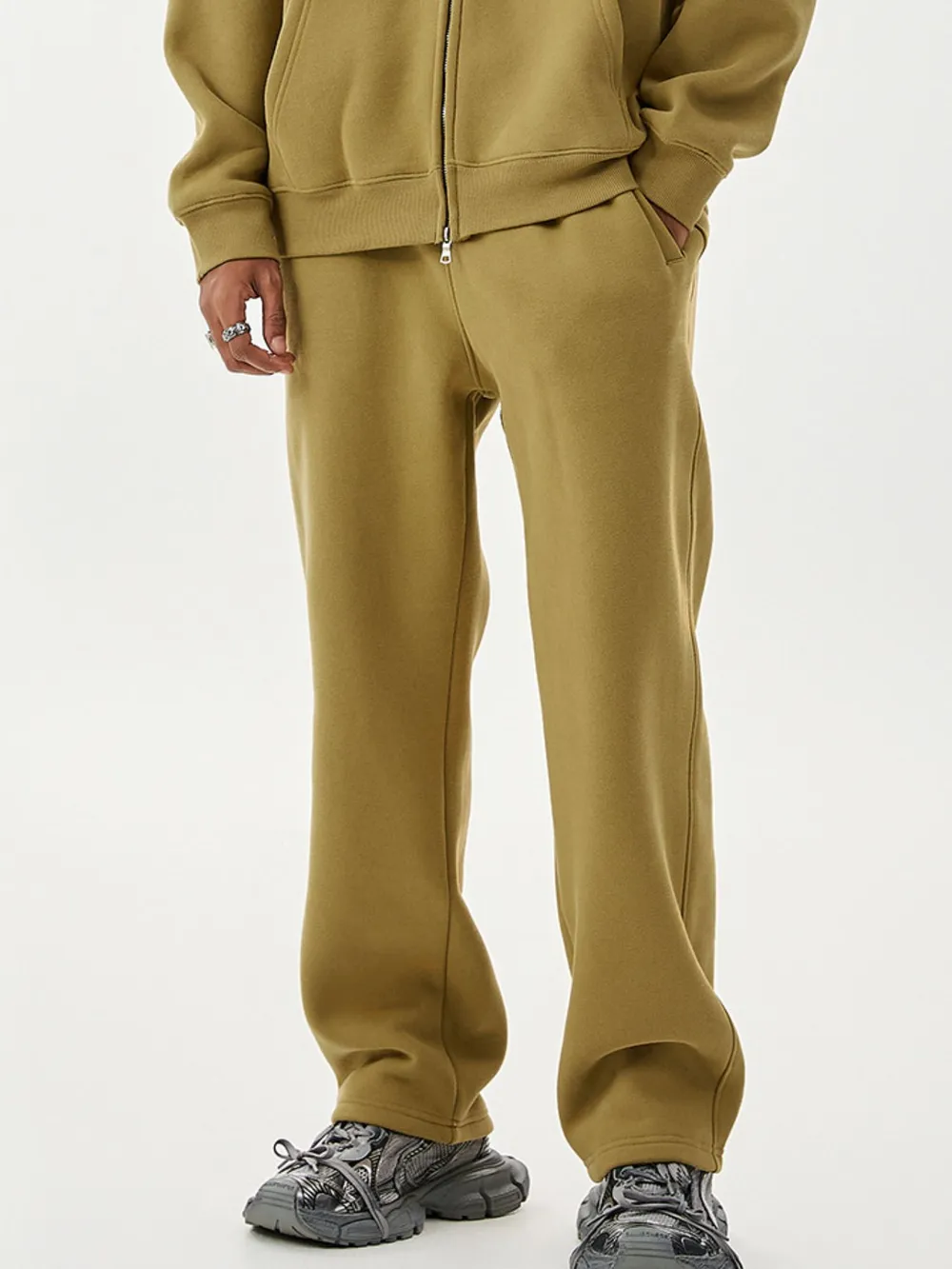 Men's Plus Size Drawstring Relaxed Fit Casual Pants, image 4