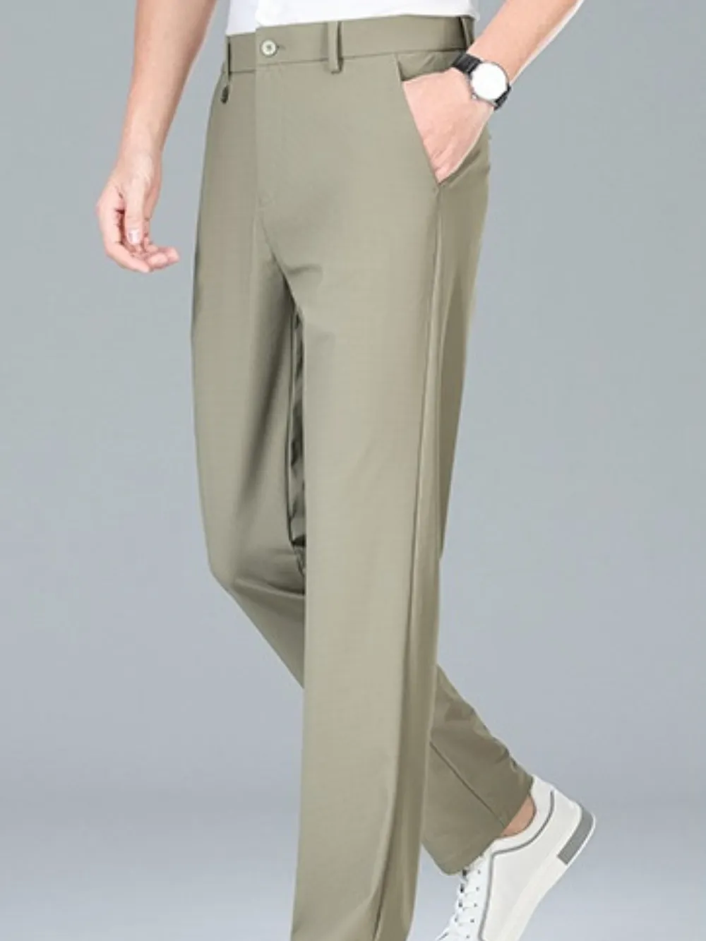 Men's Pocketed Casual Pants, image 4
