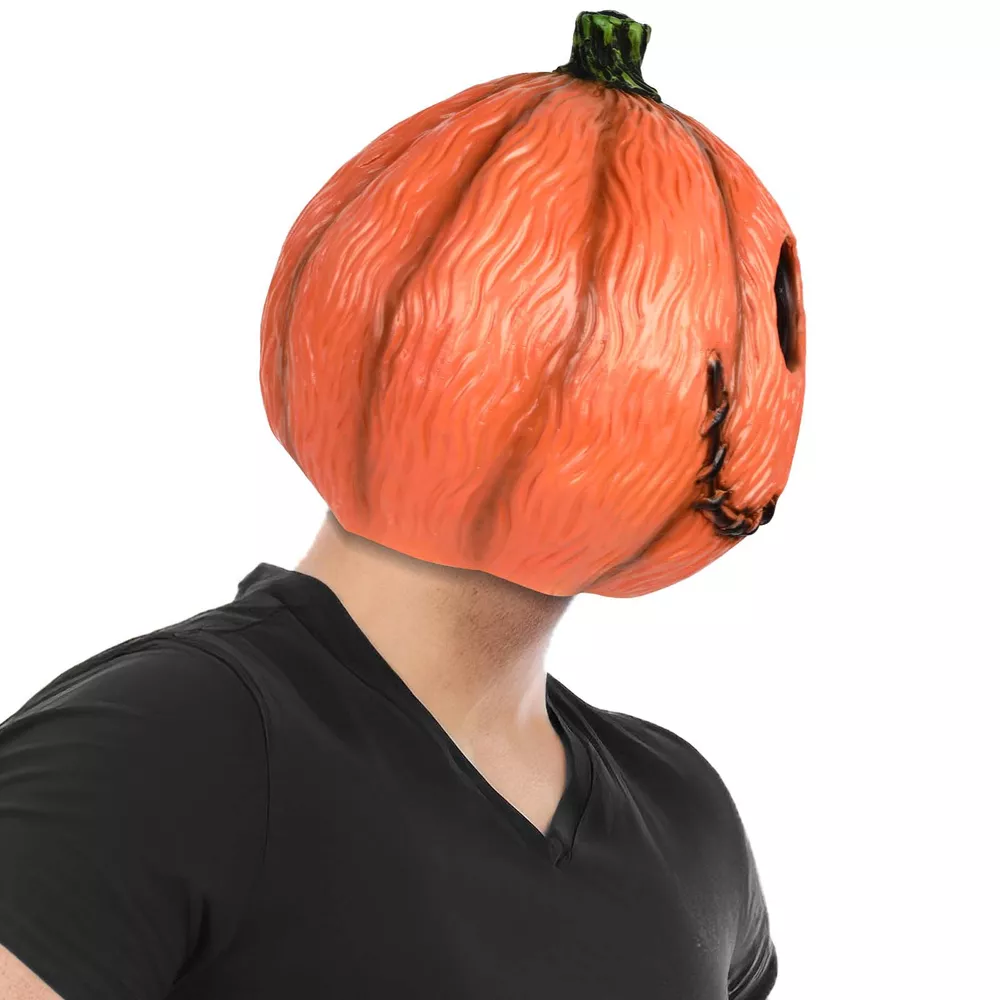 Halloween Pumpkin Head Decorative Mask, image 3