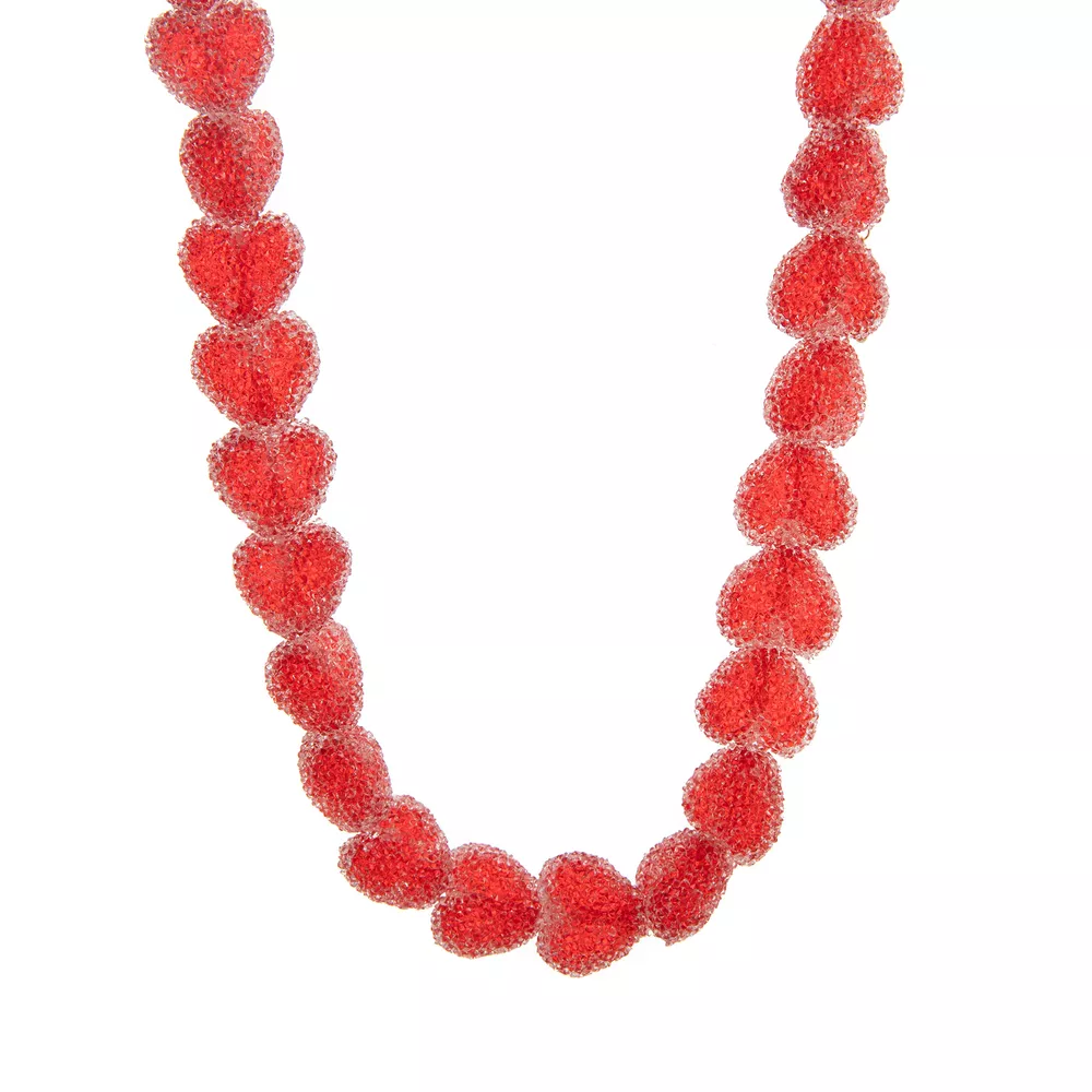 Colorful Resin Heart Necklace, image 7