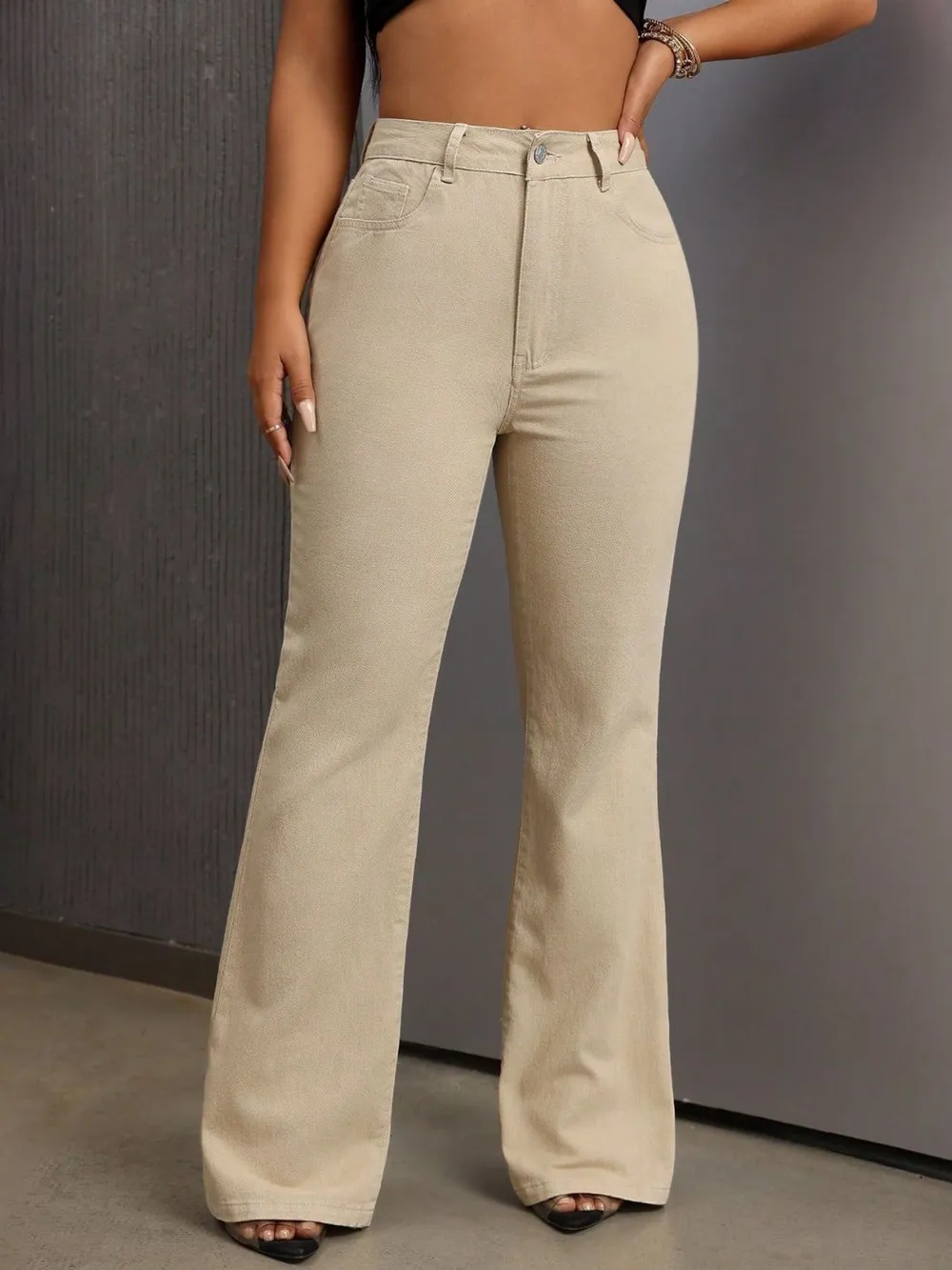 Bootcut Jeans with Pockets, image 4
