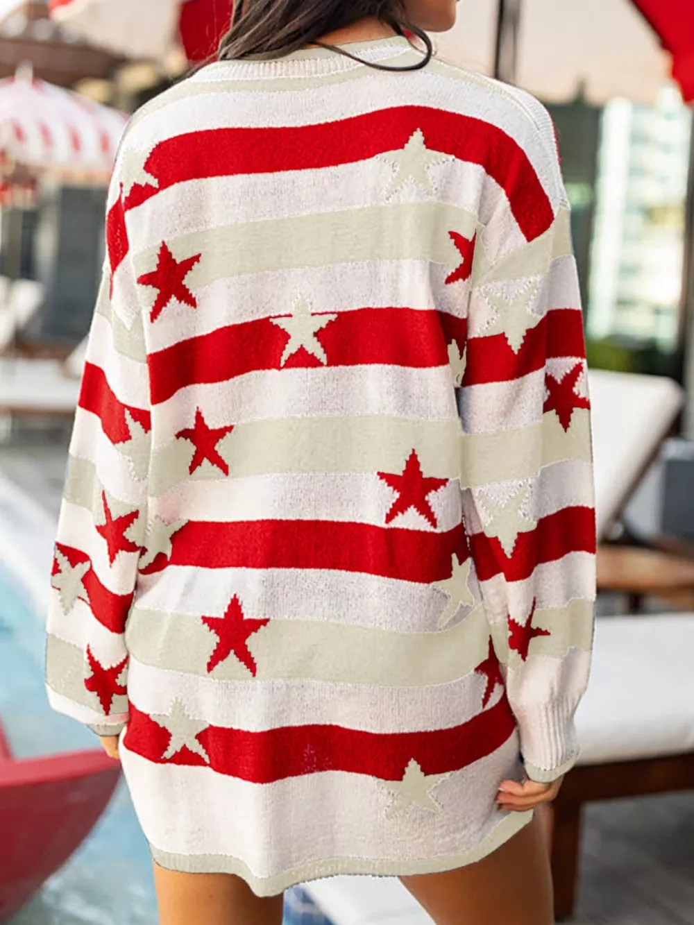 Stars and Stripes Long Sleeve Sweater, image 10