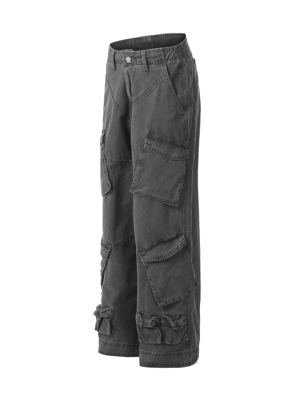 Men's Loose Fit Cargo Pants with Multiple Pockets, image 6