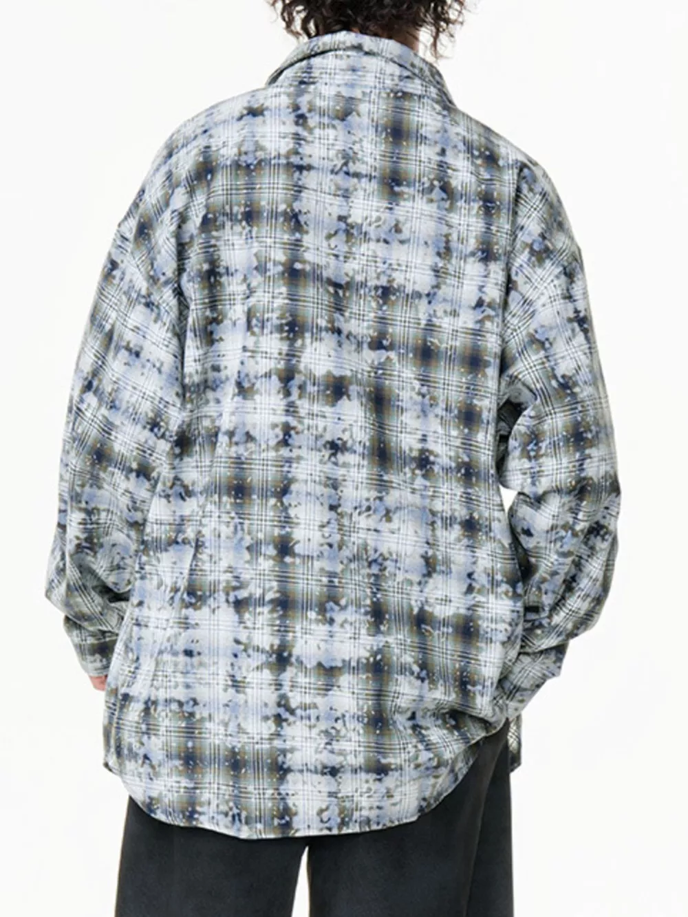 Men's Plus Size Plaid Button Up Long Sleeve Shirt, image 5