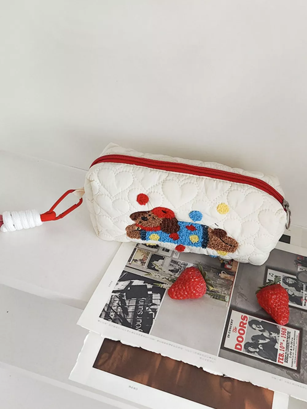 Dog Quilted Wristlet, image 6