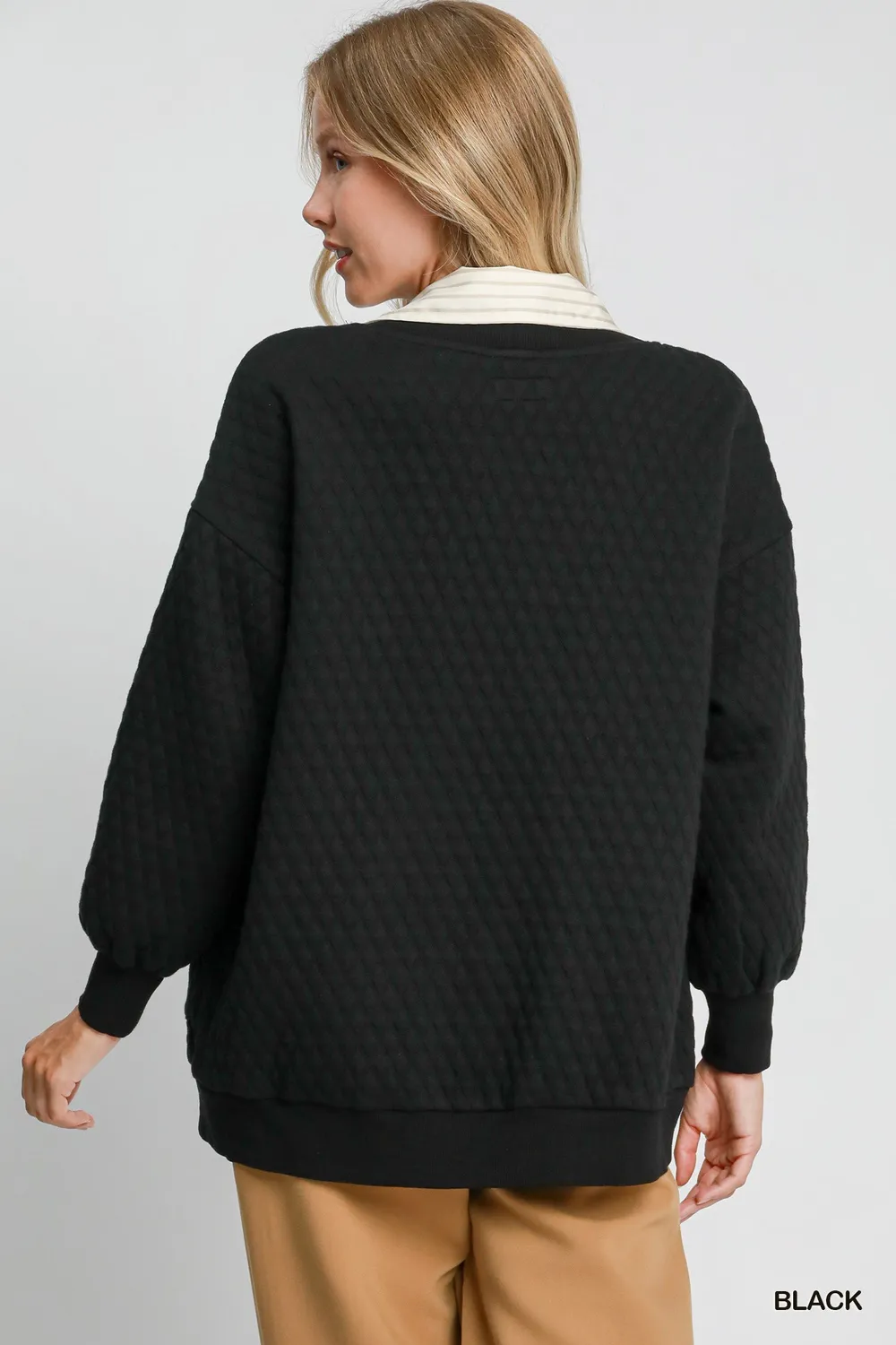 Button-Up Jacquard Cardigan, image 2