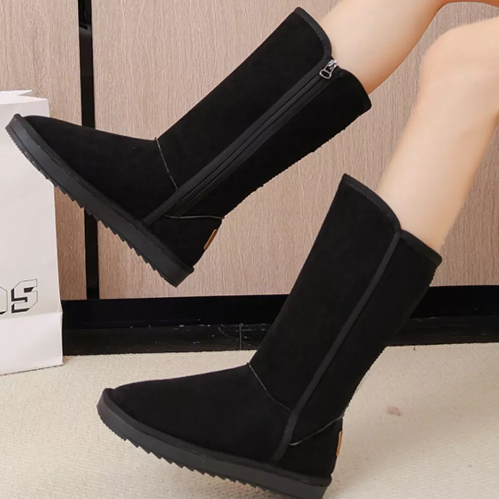 Knee-High Boots with Zipper, image 2