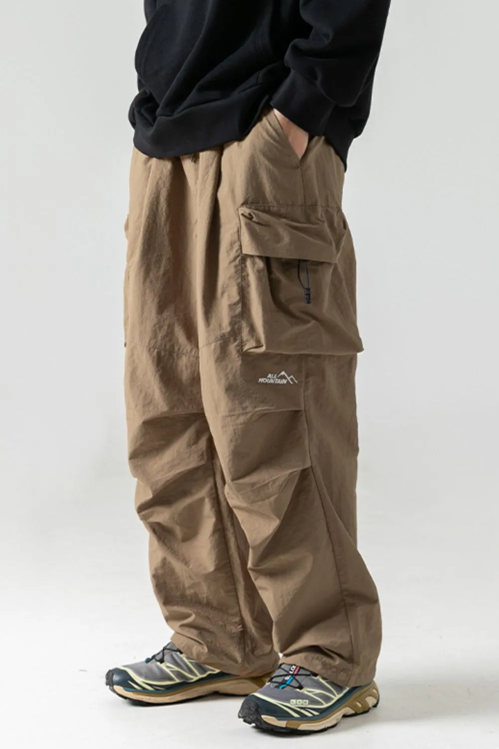 Men's Plus Size Elastic Waist Pants with Pockets, image 3