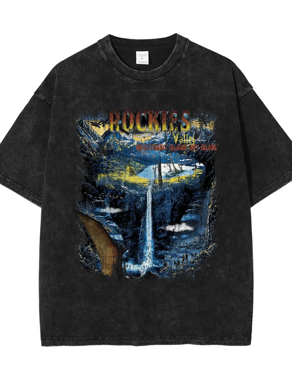 Men's Graphic Round Neck Half Sleeve T-Shirt, image 6