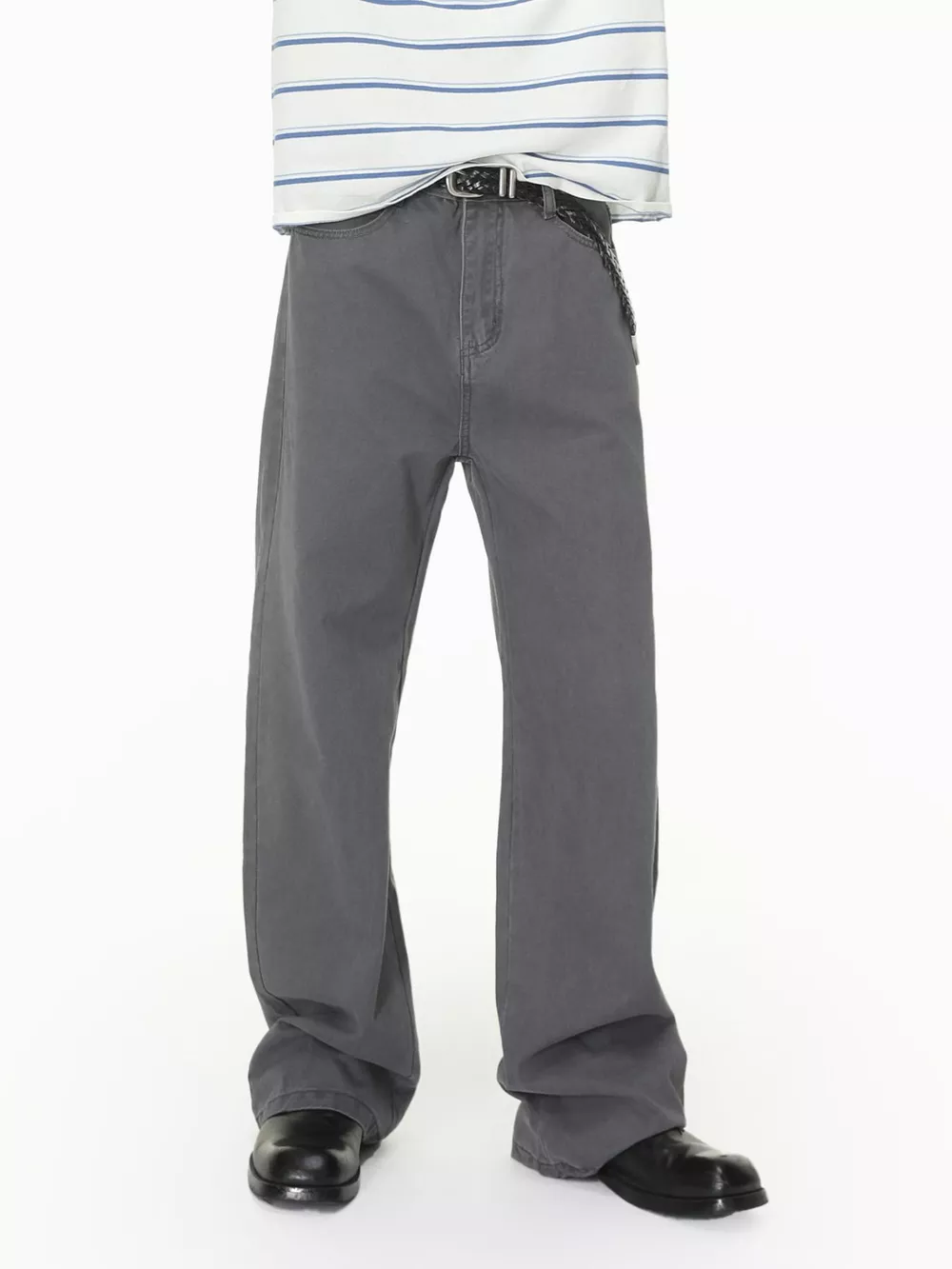 Men's Washed Loose Fit Jeans, image 3
