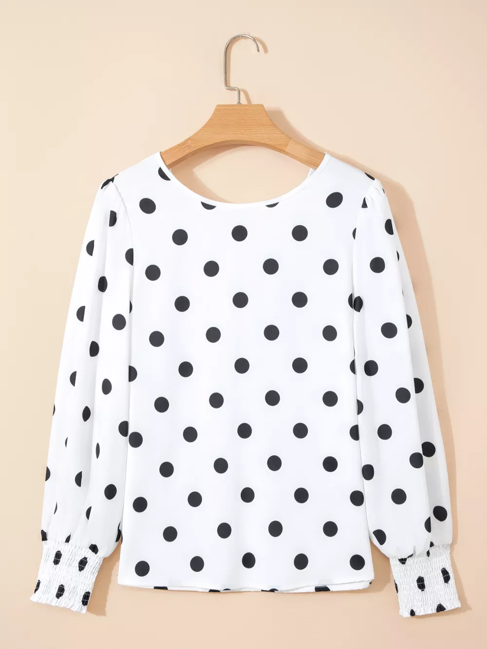 Polka Dot Long Sleeve Blouse, image 8
