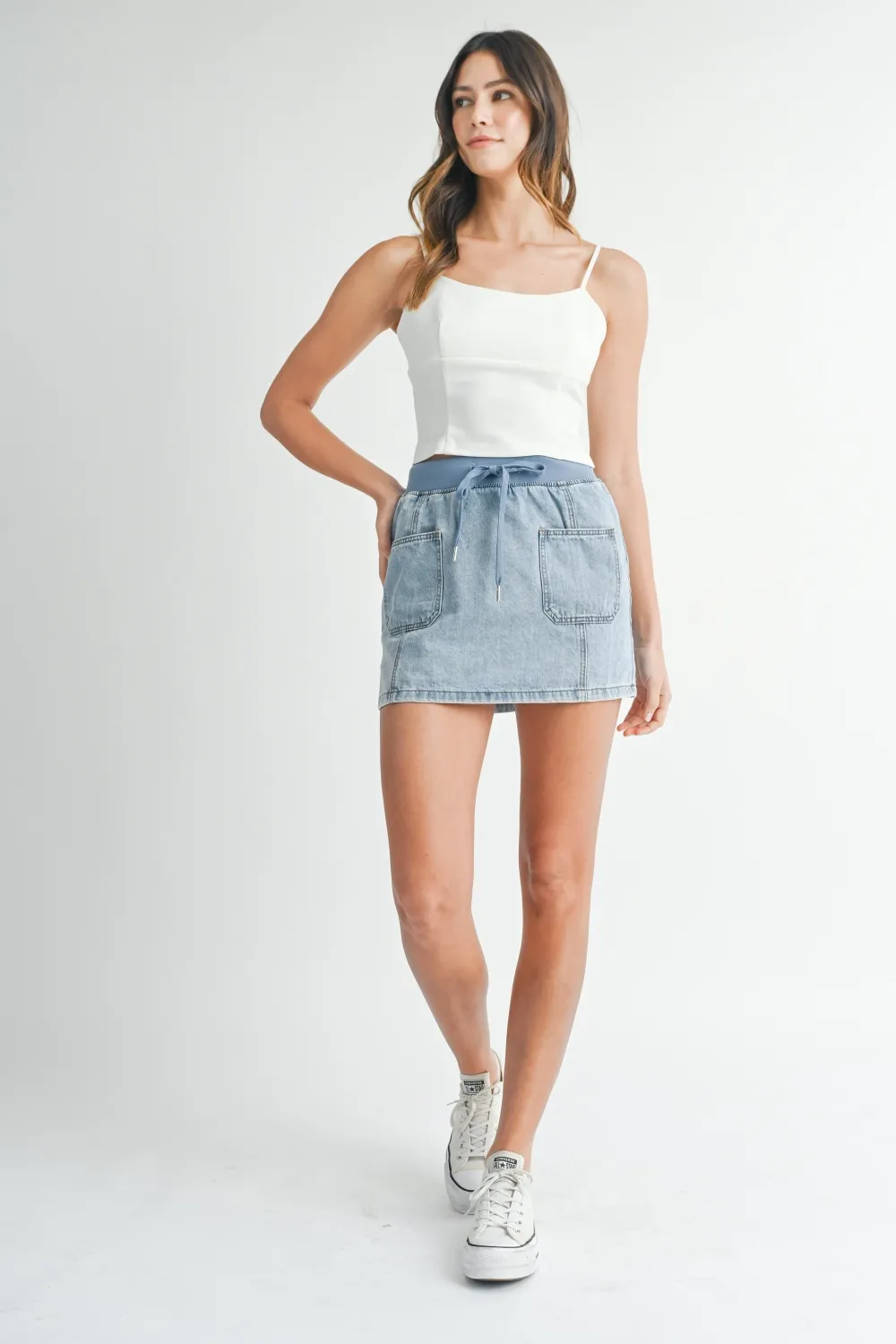 Strappy Back Cropped Cami, image 3