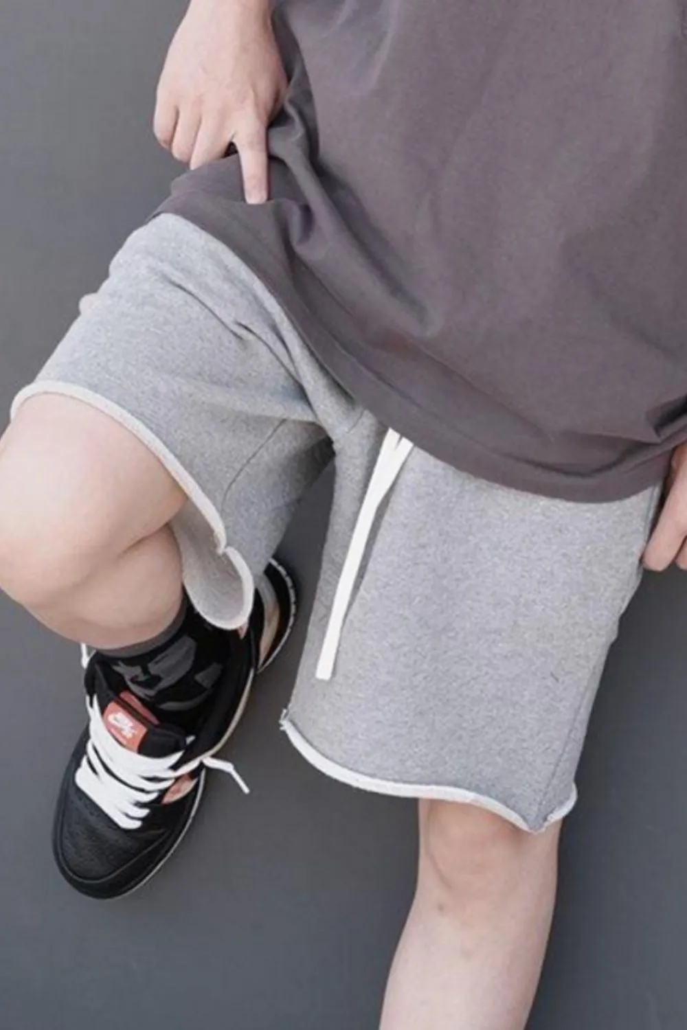 Men's Plus Size Drawstring Shorts, image 4