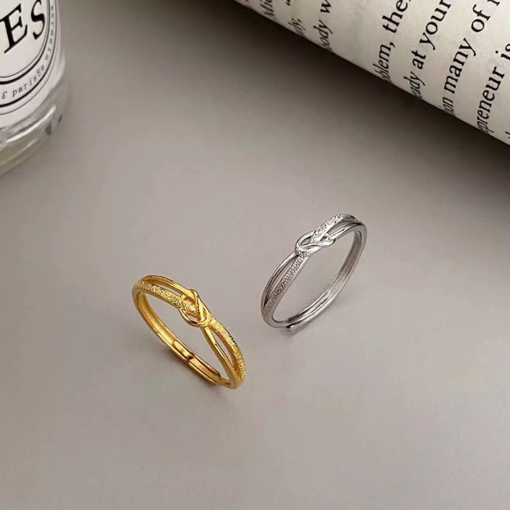 925 Sterling Silver Knotted Ring, image 2