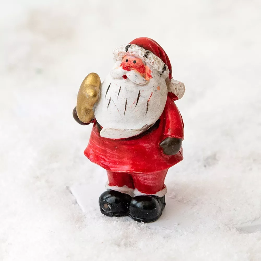 Christmas Santa Claus Miniature Figurine Ornament, image 6