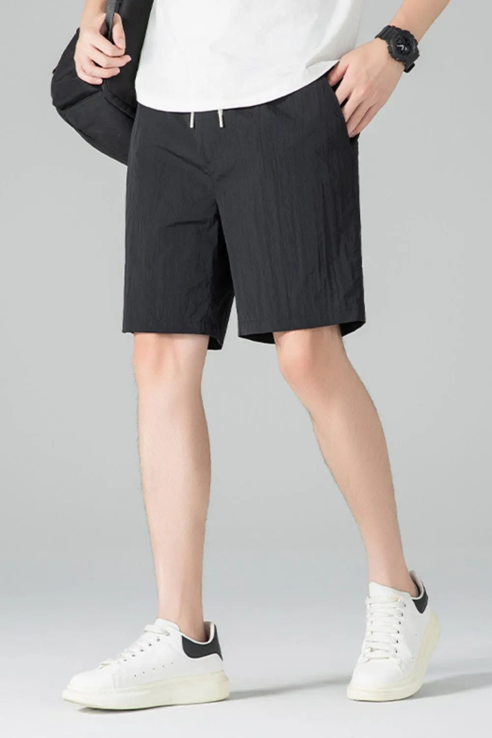 Men's Plus Size Casual Drawstring Shorts