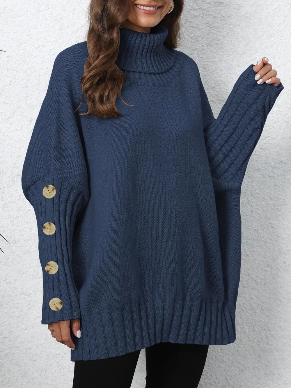 Turtleneck Long Sleeve Sweater, image 10