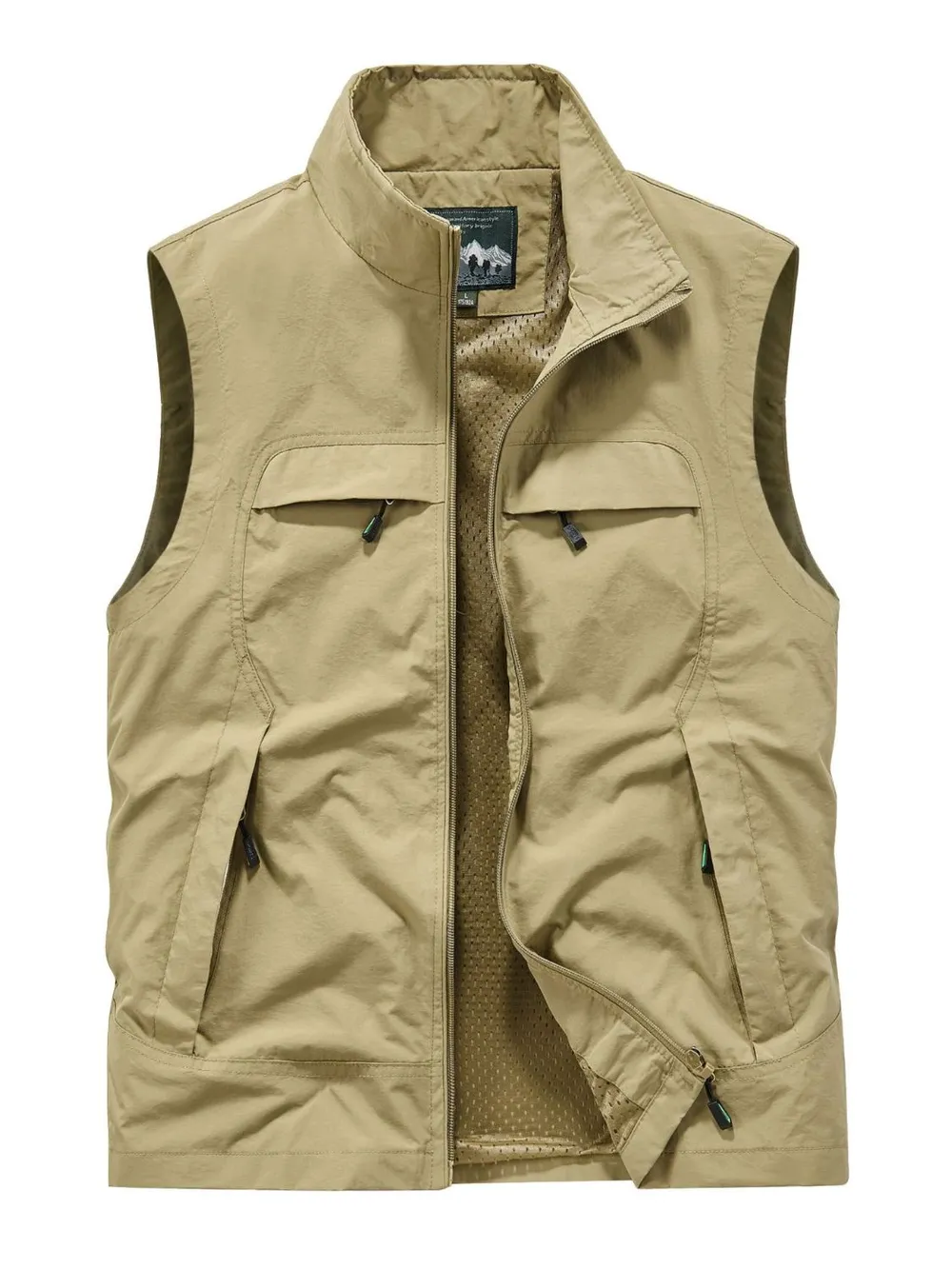 Men's Plus Size Zip Up Vest, image 8