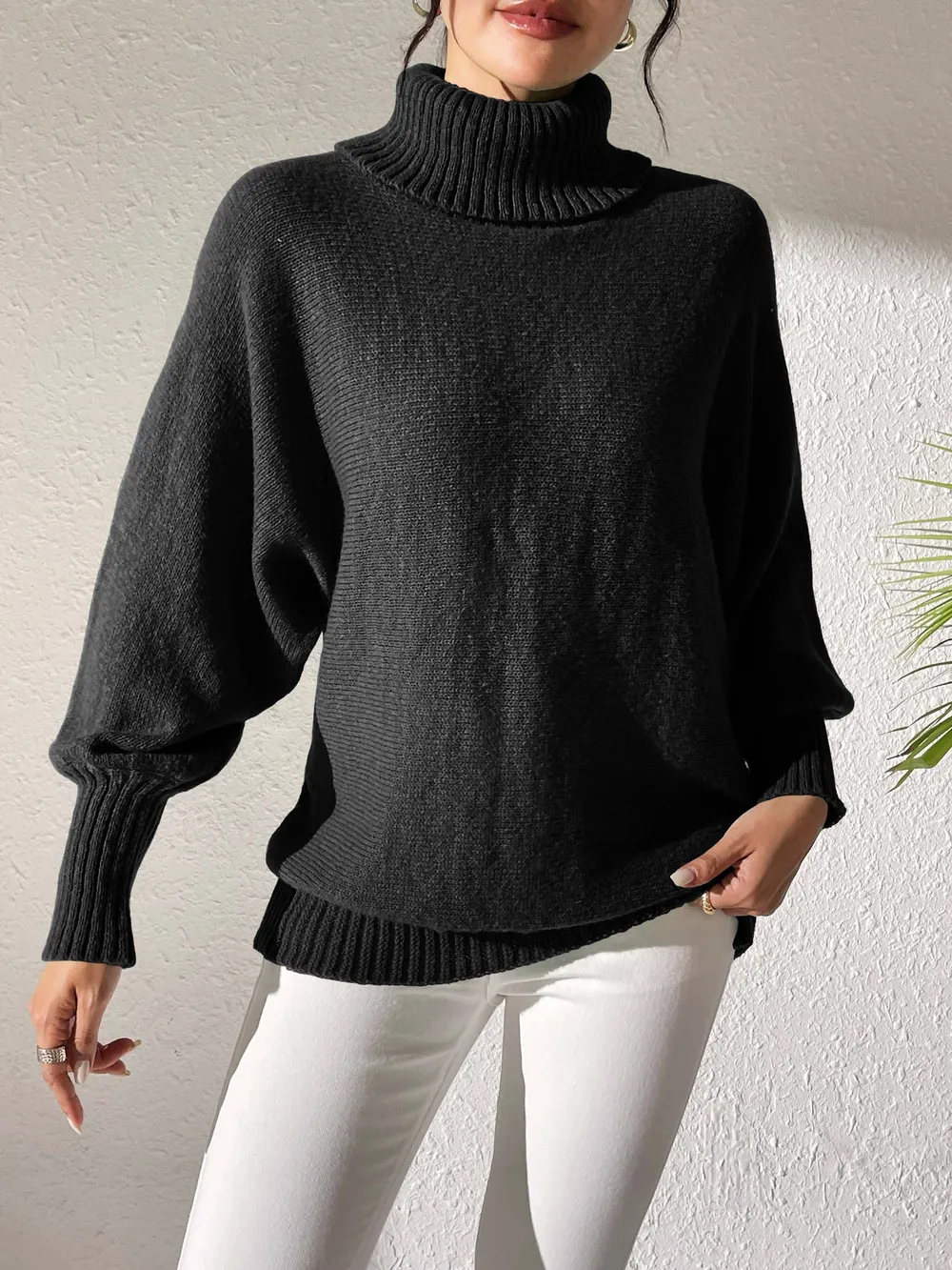 Turtleneck Long Sleeve Sweater, image 6