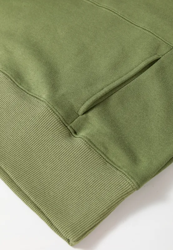 Solid Color Round Neck Long Sleeve Sweatshirt, image 8