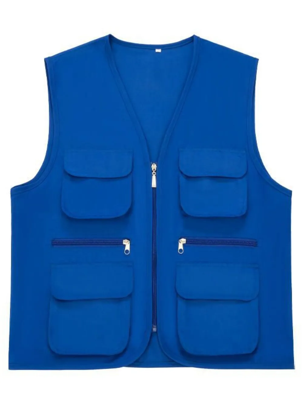 Men's Plus Size Pocketed Zip Up Vest