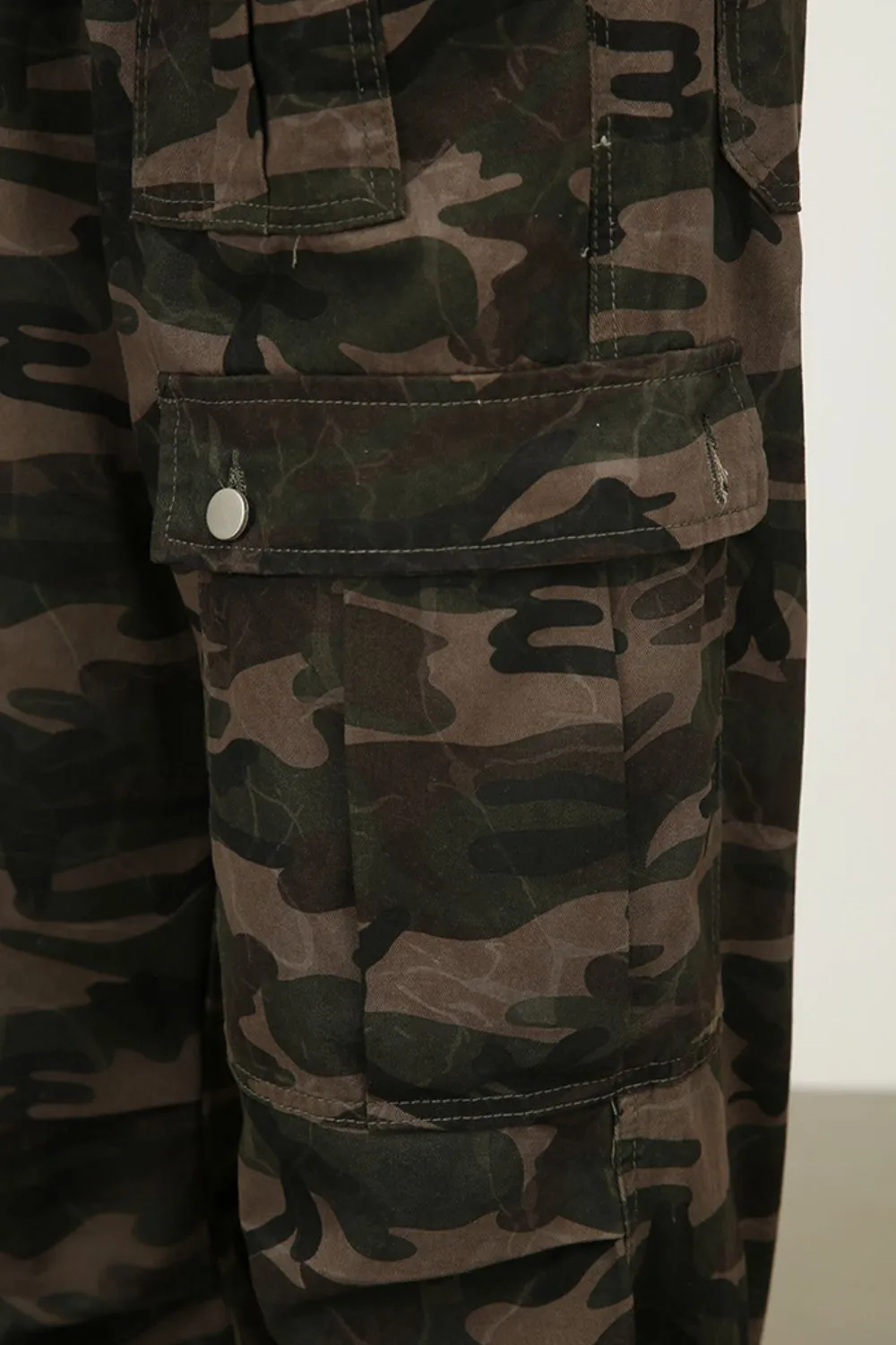 Men's Camouflage Jeans with Cargo Pockets, image 6