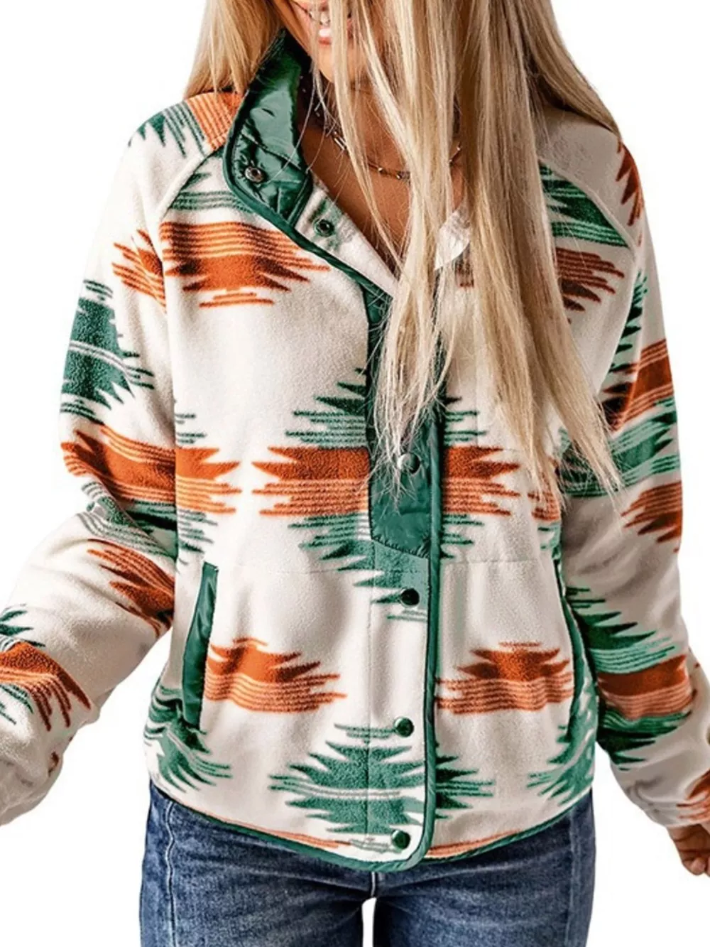 Geometric Snap Down Jacket, image 12
