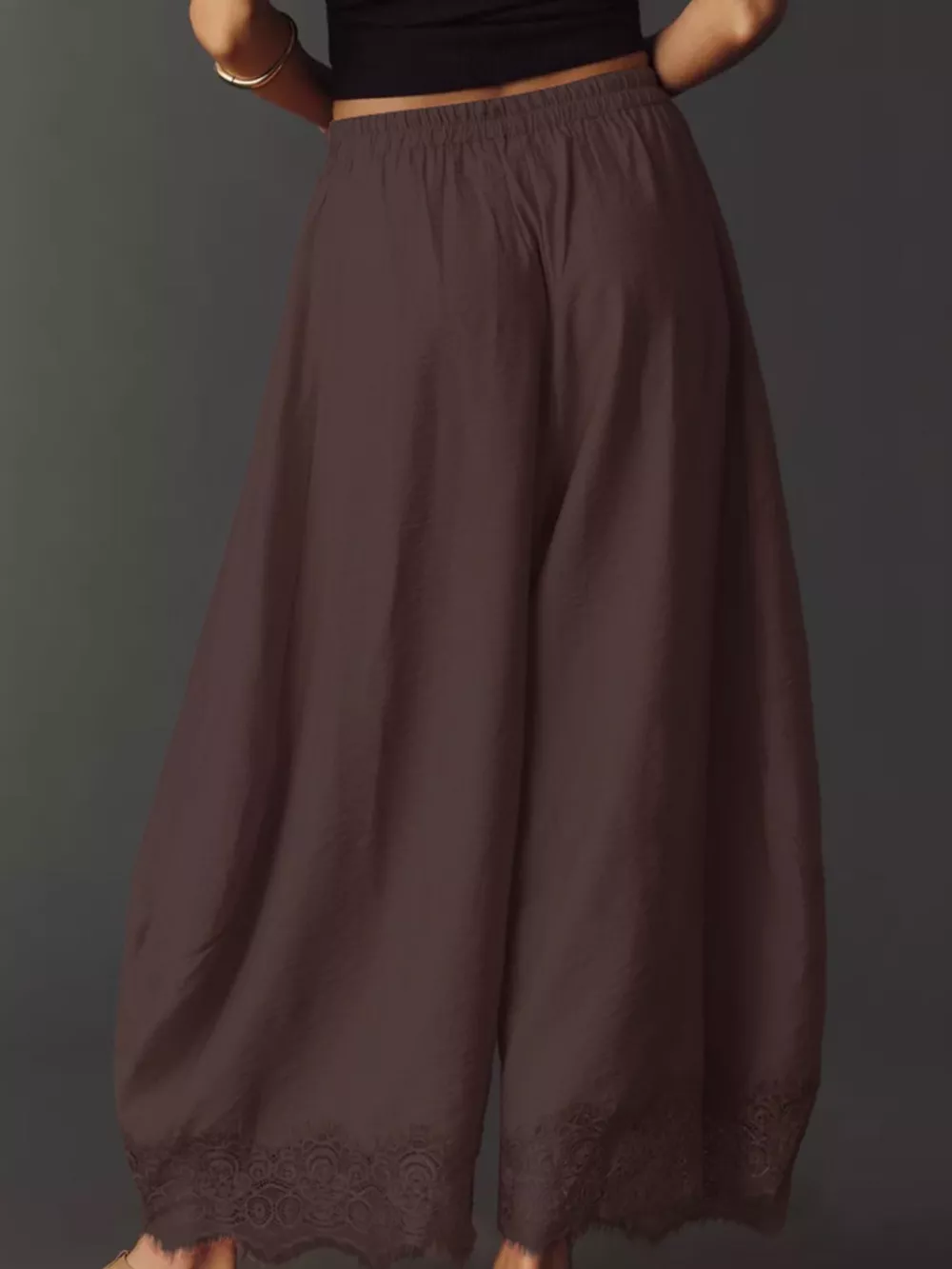 Drawstring Wide Leg Pants, image 14