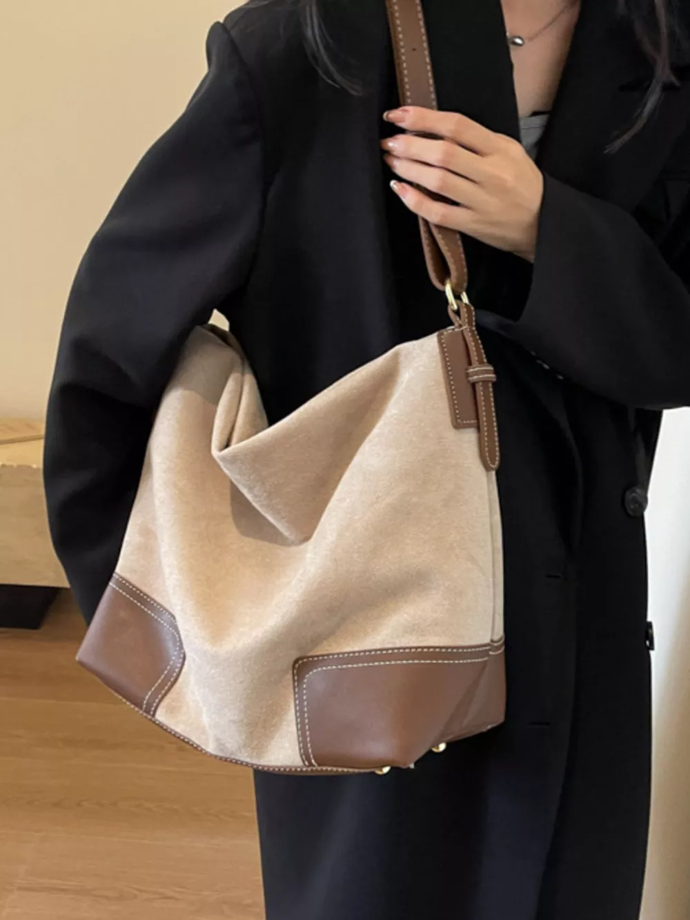 Color Block Shoulder Bag, image 6