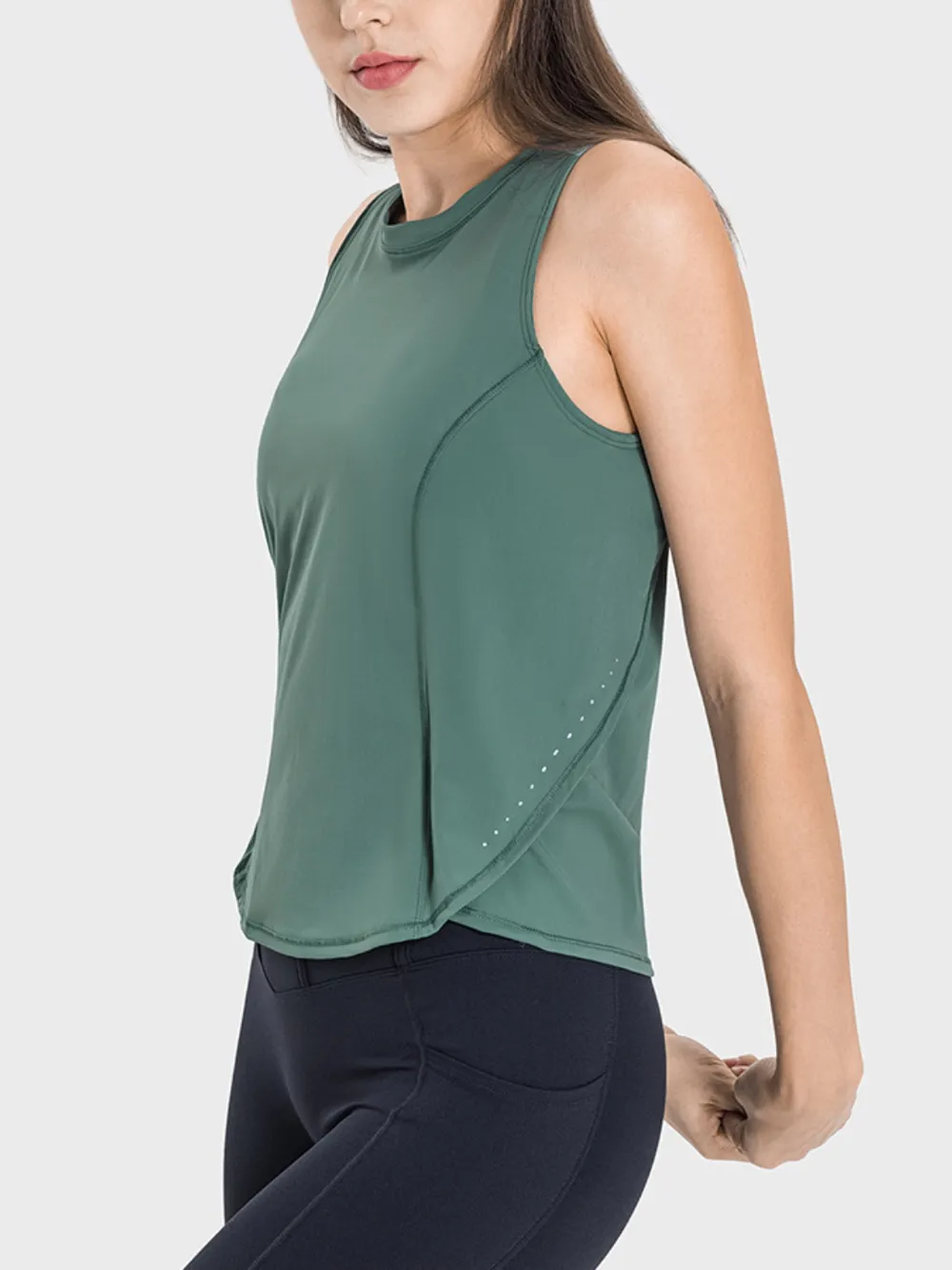Round Neck Active Tank, image 5