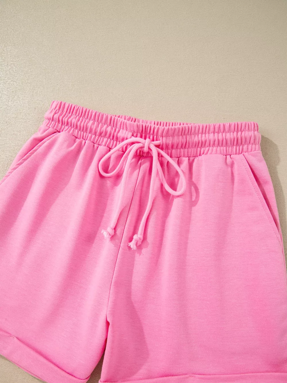Short Sleeve Top and Drawstring Shorts Set, image 9