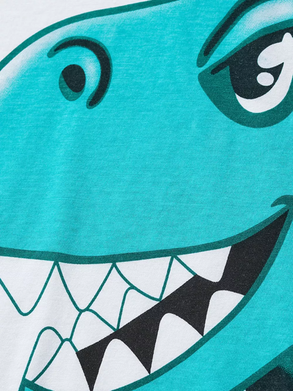 Children's Dinosaur Round Neck Tee and Shorts Set, image 3