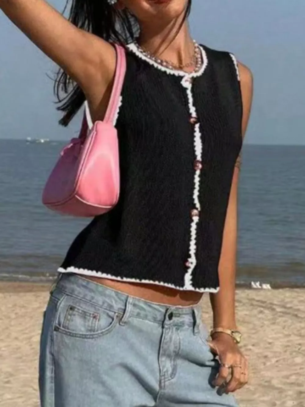 Button-Down Sweater Vest, image 9