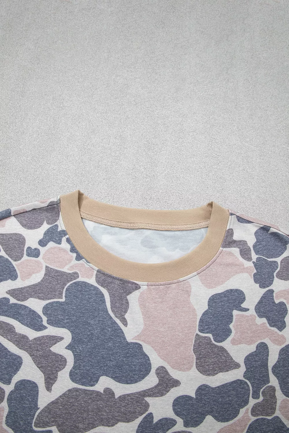 Camouflage Short Sleeve Top and Skirt Set, image 6