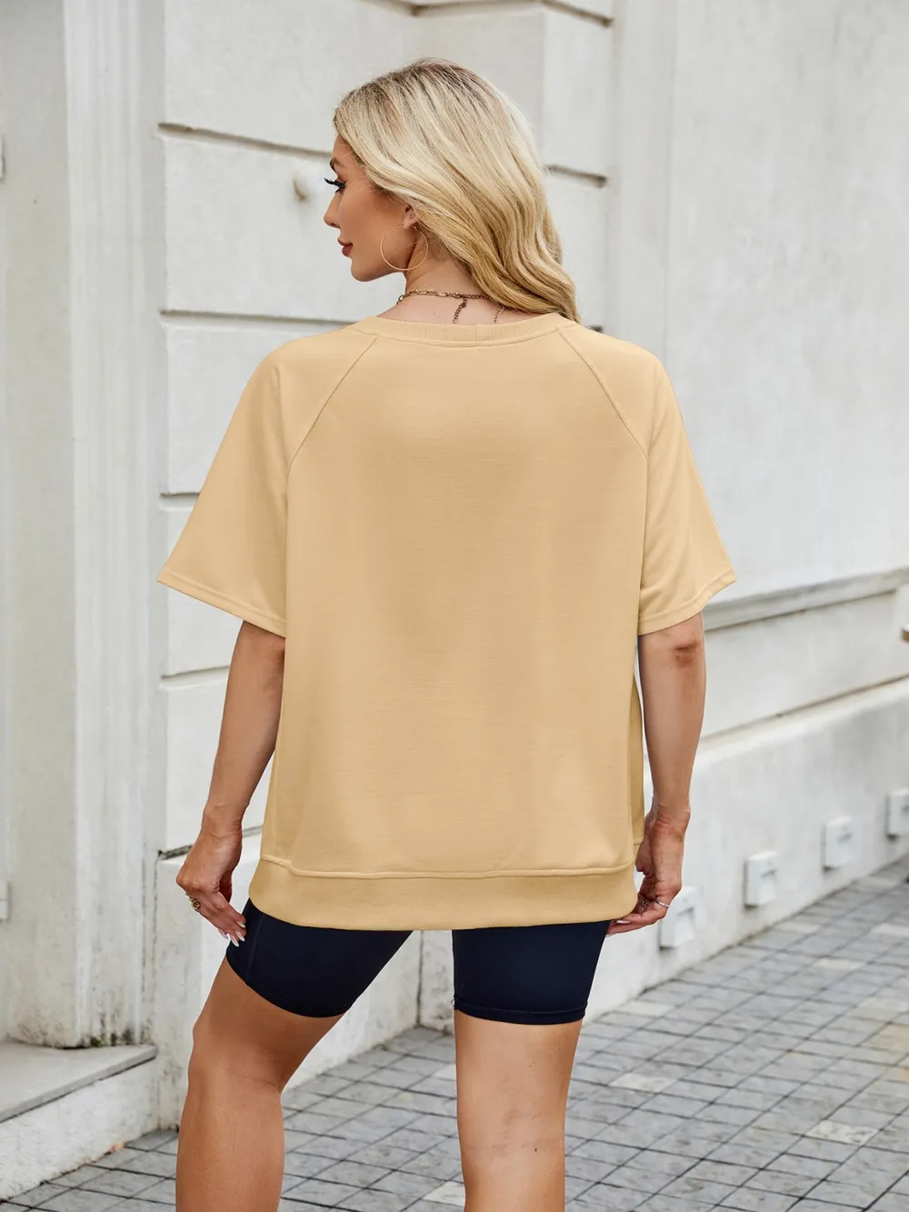 Round Neck Short Sleeve T-Shirt, image 13