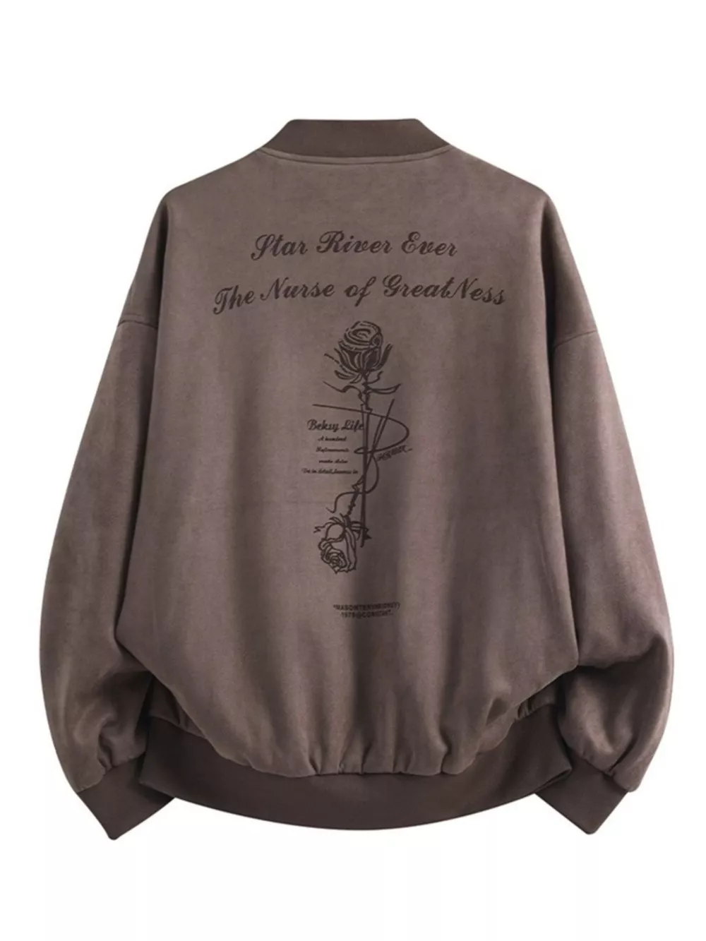Men's Plus Size Zip Up Long Sleeve Jacket, image 3