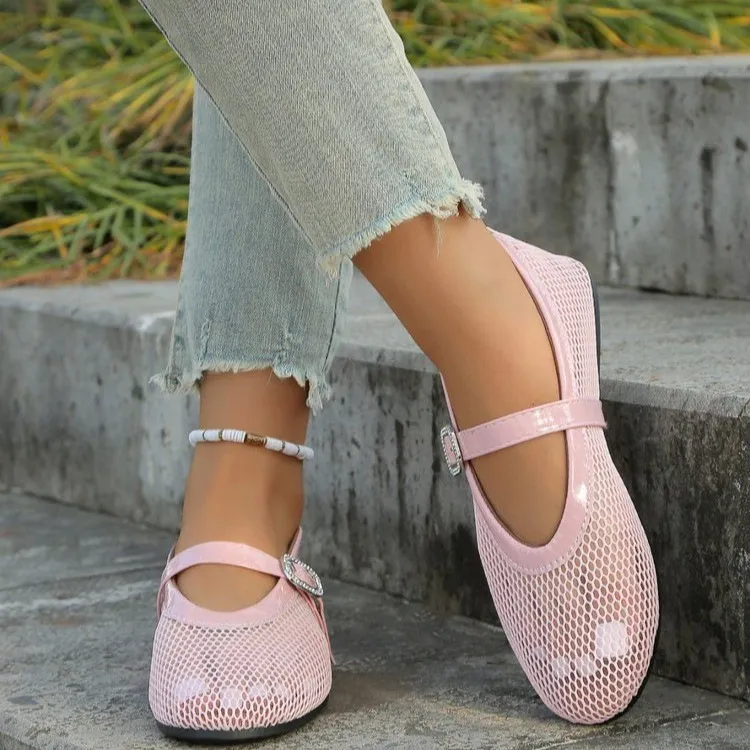 Round Toe Flats Sandals, image 3