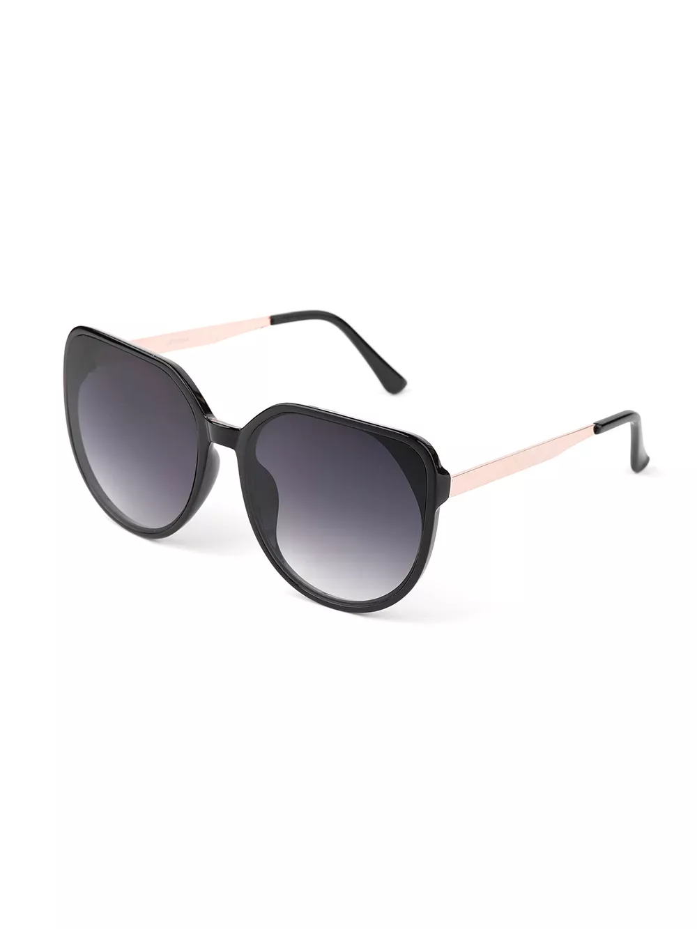Chic Round Sunglasses with Metal Accents, image 3
