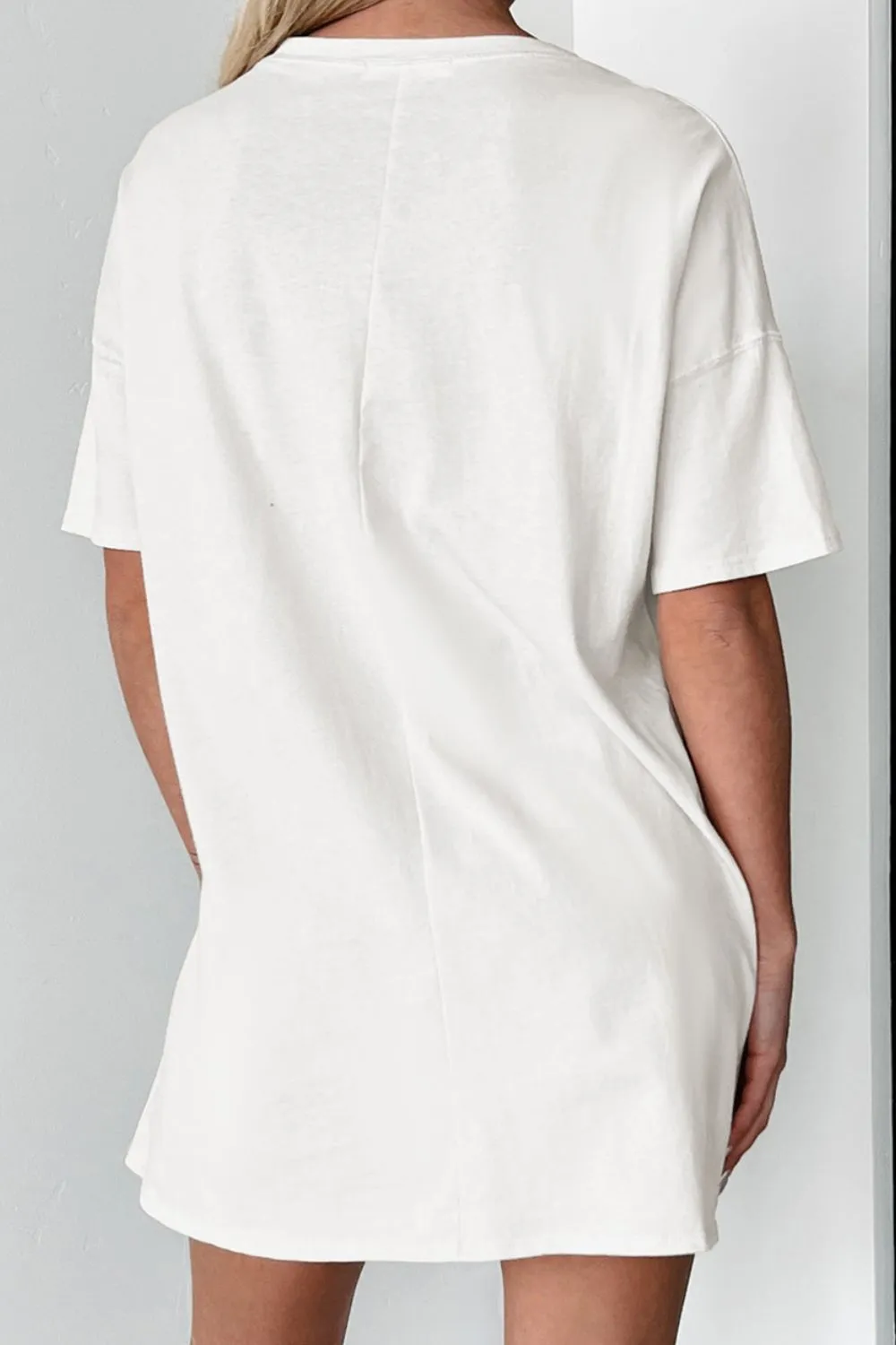 Cowboy Graphic Round Neck Half Sleeve T-Shirt, image 2