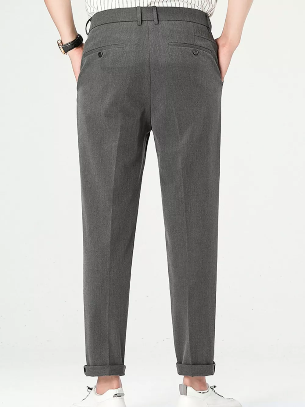 Men's Loose Fit Straight Leg Pants, image 12