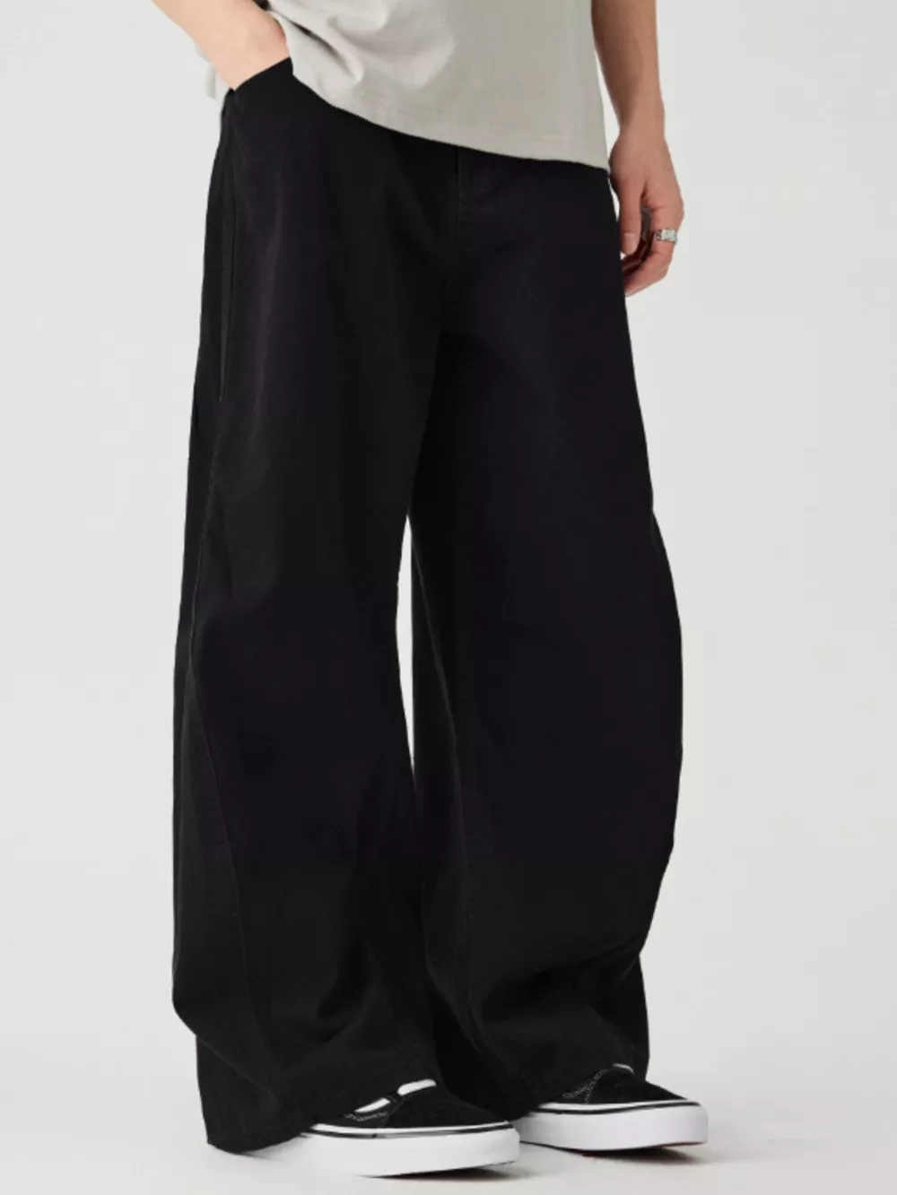 Men's Wide Leg Pants, image 2