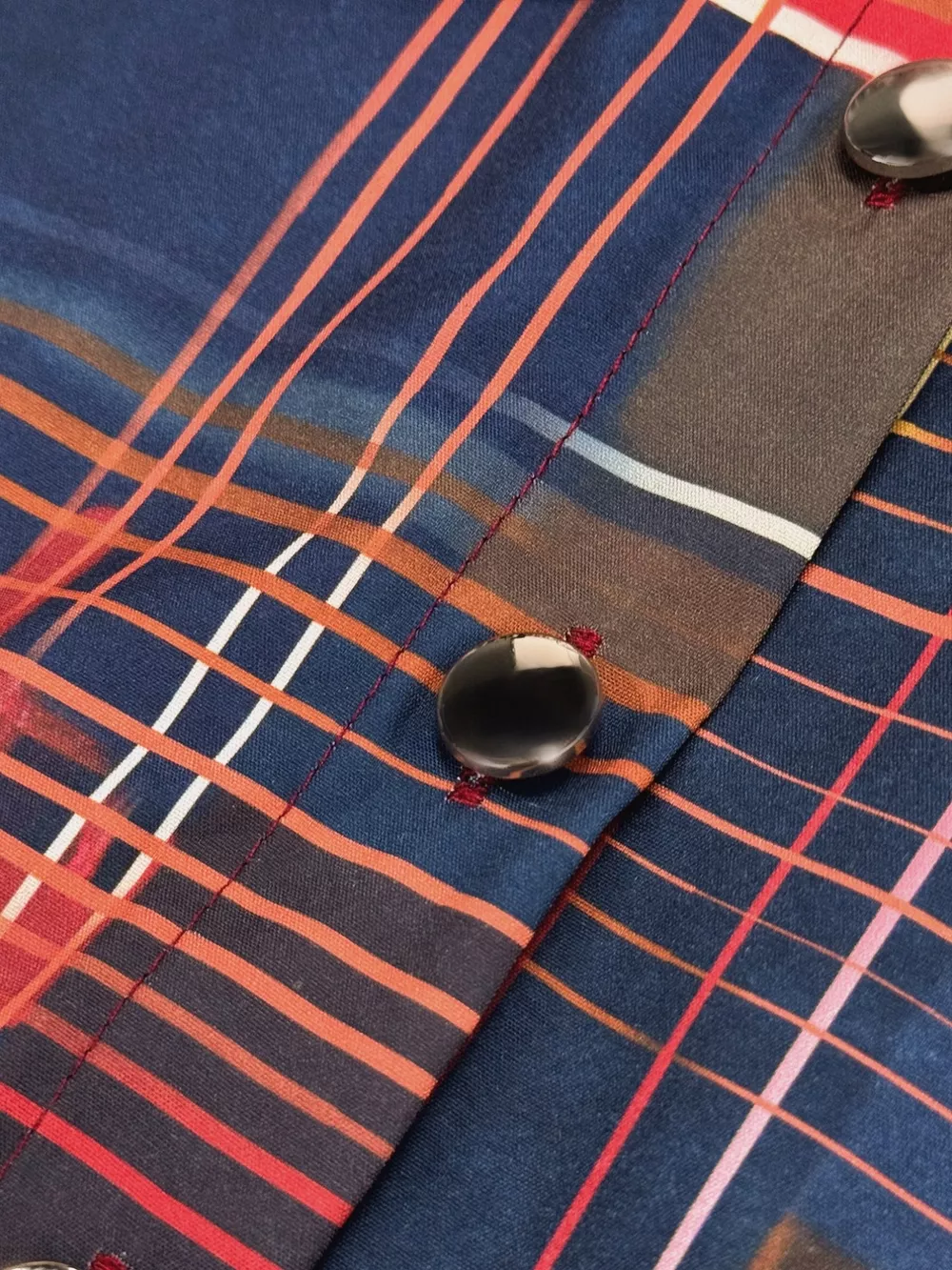 Plaid Long Sleeve Shirt Dress, image 3