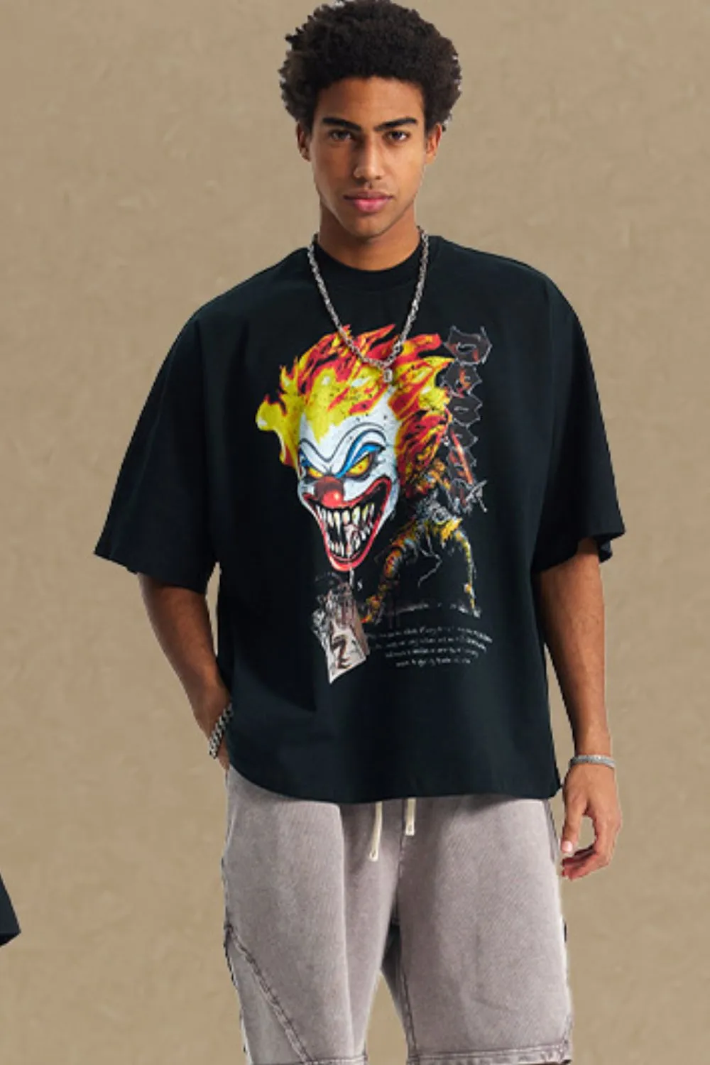 Men's Graphic Round Neck Half Sleeve T-Shirt, image 4