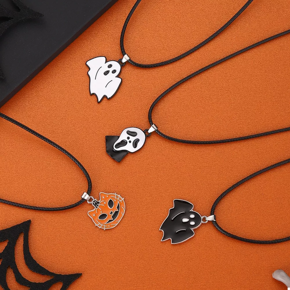 Halloween Ghost Pendant Necklace, image 3