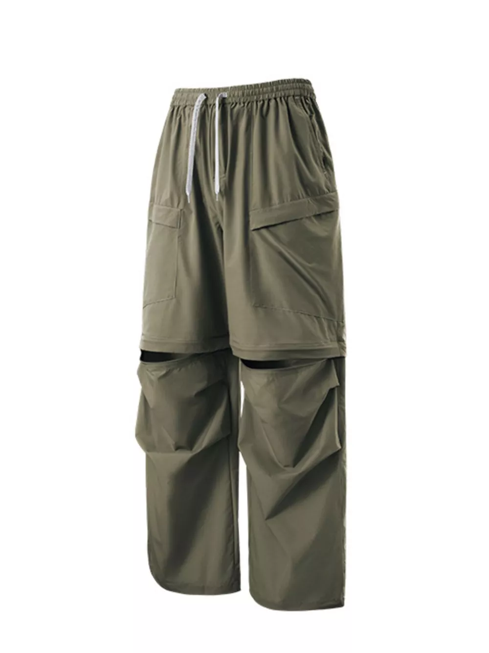 Men's Cargo Pants with Drawstring Waist, image 9