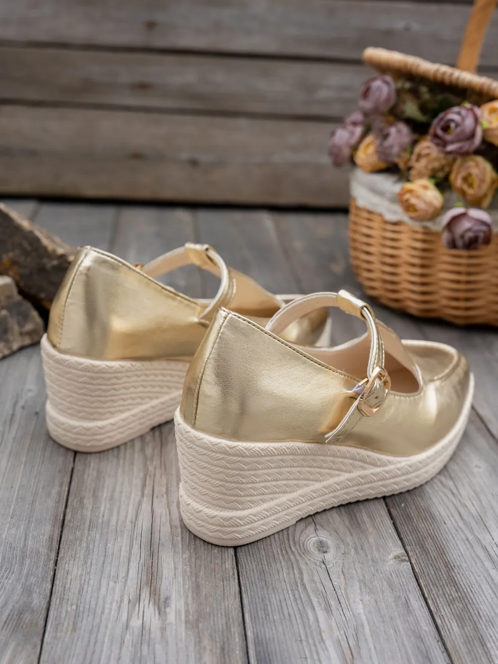 Point Toe Wedge Loafers, image 3