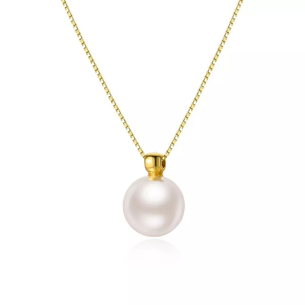 925 Sterling Silver Pearl Pendant Necklace, image 4
