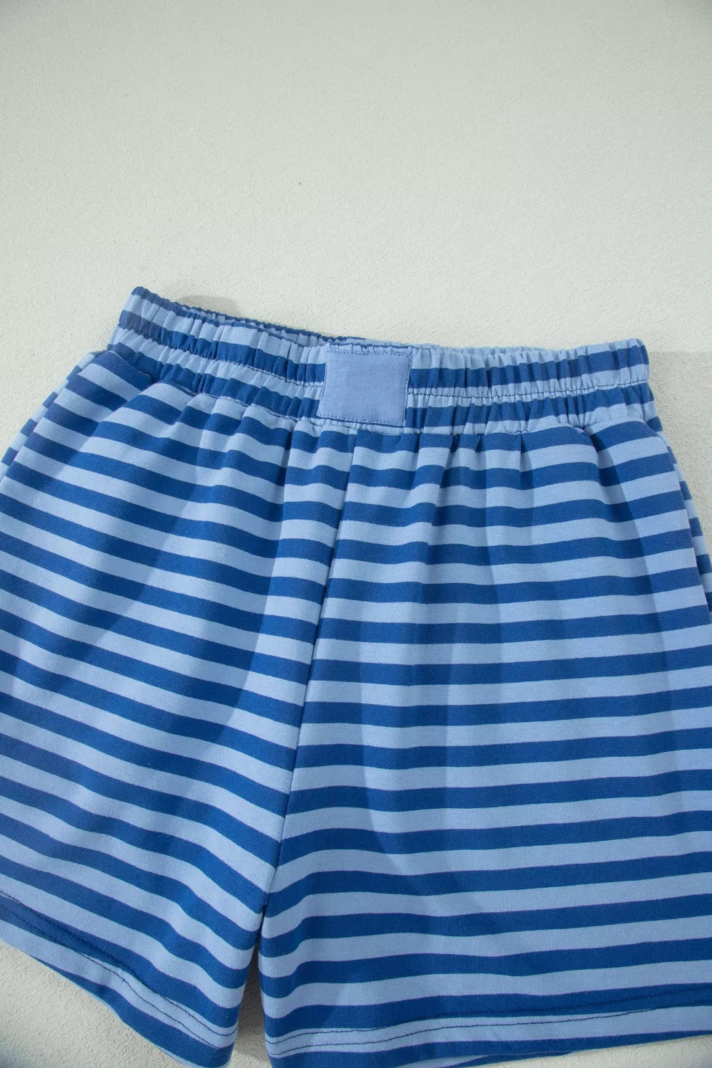 Striped Short Sleeve Top and Shorts Set, image 9