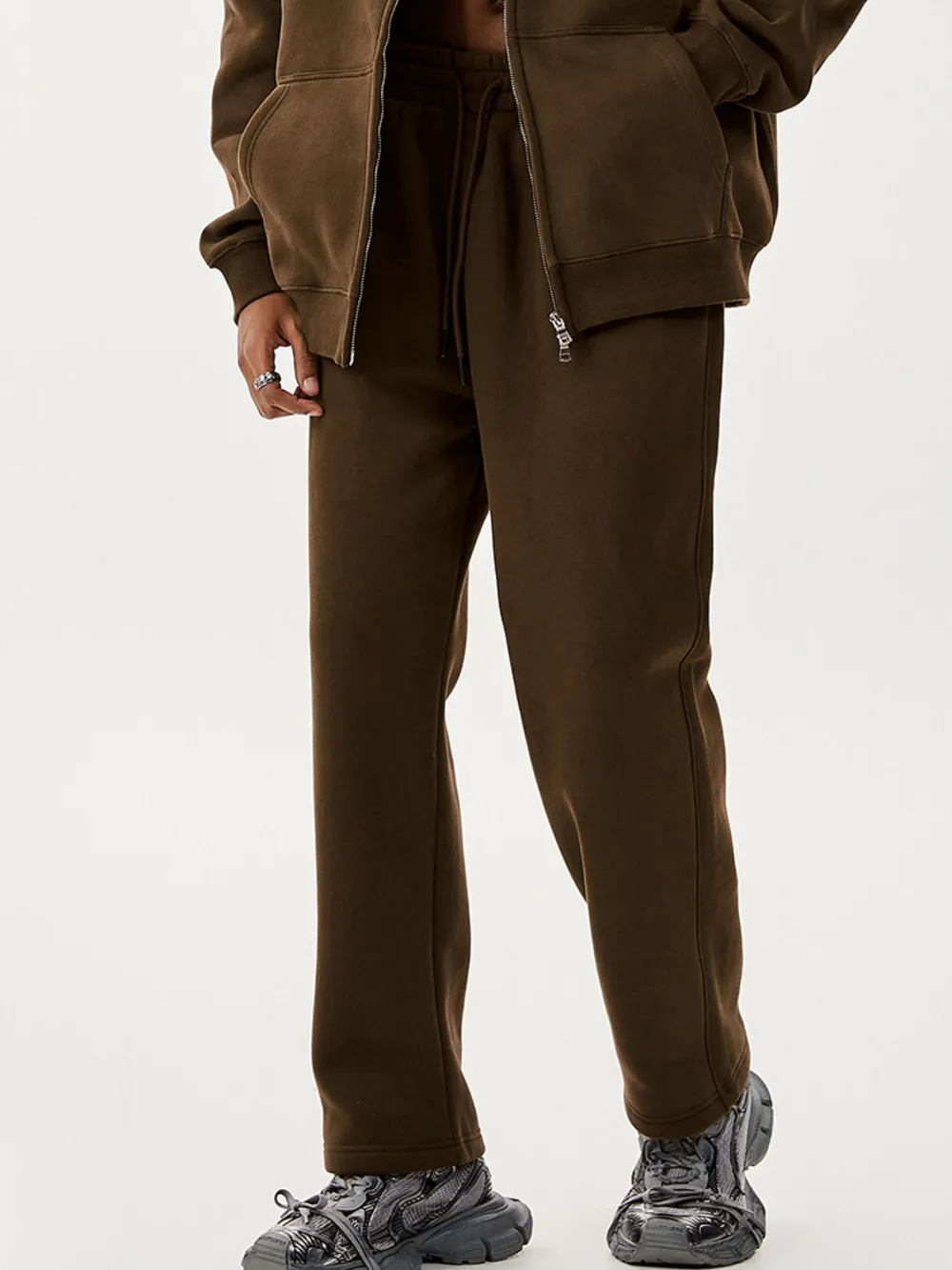 Men's Plus Size Drawstring Relaxed Fit Casual Pants, image 2